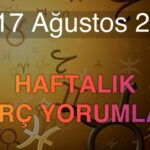 10-17 Ağustos 2026 Haftalık Burç Yorumları 10-17 Ağustos 2026 Haftalık Burç Yorumları