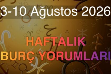 3-10 Ağustos 2026 Haftalık Burç Yorumları