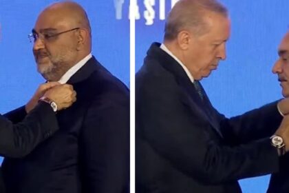 3 milletvekili ve 7 belediye başkanı AKP’ye geçti: Rozetlerini Erdoğan taktı