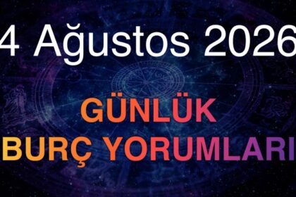 4 Ağustos 2026 Günlük Burç Yorumları