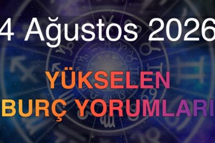 4 Ağustos 2026 Yükselen Burç Yorumları