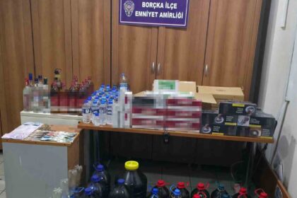 Artvin'de Kaçak Bal ve Alkol Operasyonu