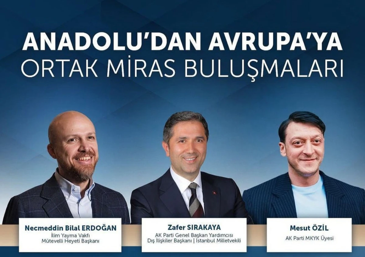 Bilal Erdoğan, Mesut Özil ve Zafer Sırakaya İngiltere’ye geliyor