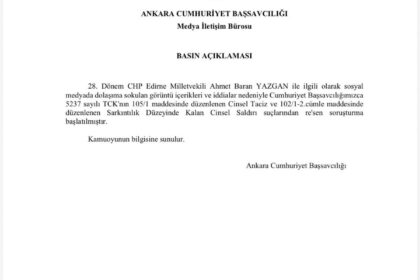 CHP'li Yazgan hakkında soruşturma