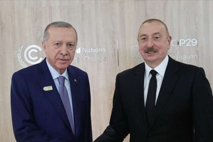 Cumhurbaşkanı Erdoğan, Azerbaycan Cumhurbaşkanı Aliyev ile görüştü