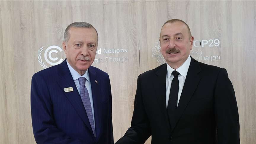 Cumhurbaşkanı Erdoğan, Azerbaycan Cumhurbaşkanı Aliyev ile görüştü Cumhurbaşkanı Erdoğan, Azerbaycan Cumhurbaşkanı Aliyev ile görüştü