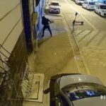 Dehşet anları: Eski sevgili binayı kundaklayıp camları kırdı