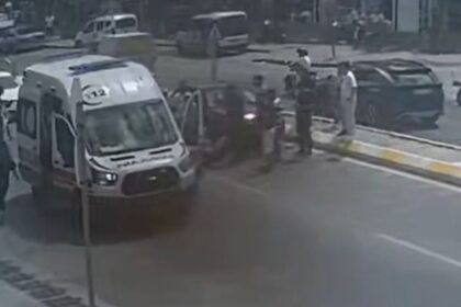 Edirne'de yayaya otomobil çarptı