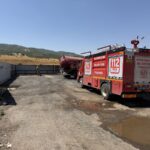 Elazığ'da semi treyler yangını söndürüldü