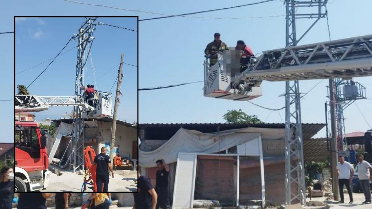 Hatay’da 50 Yaşındaki Şahıs Elektrik Direğine Asılı Halde Ölü Bulundu
