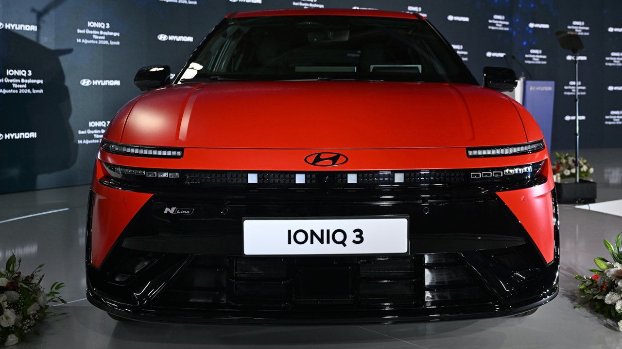 Hyundai IONIQ 3 Kocaeli’de banttan indi!