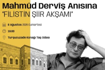 İBB’den Mahmud Derviş anısına Filistin Şiir akşamı İBB’den Mahmud Derviş anısına Filistin Şiir akşamı