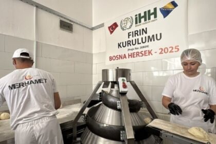 İHH desteği ile Srebrenitsa'da fırın açıldı