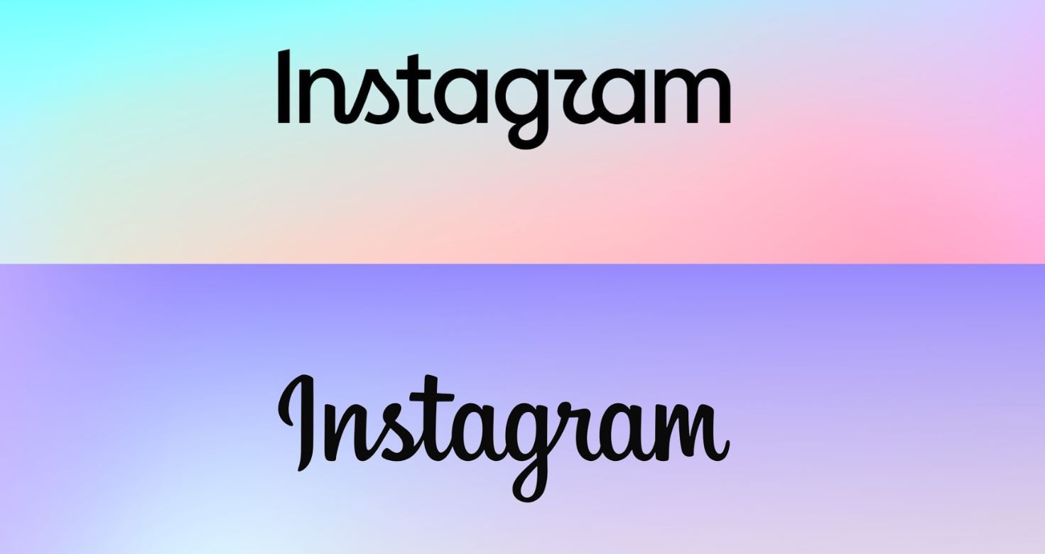Instagram logosunun değiştirdi, kullanıcılar şikayet etti