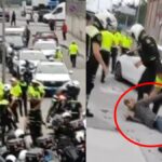 İstanbul’da hareketli anlar! Polise bıçakla saldırdı, böyle etkisiz hale getirildi