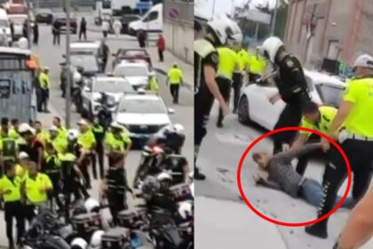 İstanbul’da hareketli anlar! Polise bıçakla saldırdı, böyle etkisiz hale getirildi İstanbul’da hareketli anlar! Polise bıçakla saldırdı, böyle etkisiz hale getirildi