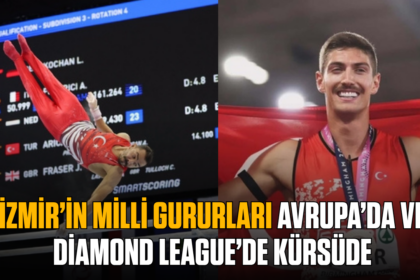 İzmir’in milli gururları Avrupa’da ve Diamond League’de kürsüde