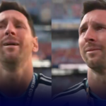 Maç bitti Messi hüngür hüngür ağladı