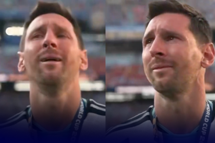 Maç bitti Messi hüngür hüngür ağladı