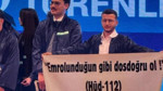Mezuniyet töreninde ayetli pankart açan öğrenci Cumhurbaşkanına hakaretten tutuklandı
