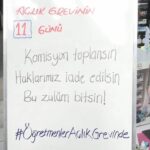 Öğretmenlerin açlık grevi 11’inci gününde: “Mücadelemiz devam ediyor”