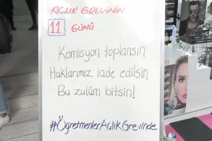 Öğretmenlerin açlık grevi 11’inci gününde: “Mücadelemiz devam ediyor” Öğretmenlerin açlık grevi 11’inci gününde: “Mücadelemiz devam ediyor”