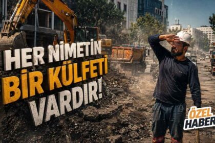 Osmaniye Şehir Merkezinde Kavurucu Sıcakta Yol Mesaisi
