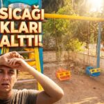 Osmaniye’de Kavurucu Sıcaklar Parkları Boşalttı