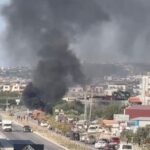 Samandağ'da Ticari Araç Alev Aldı