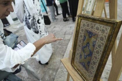 Saraybosna'da "Mefkure" tezhip sergisi açıldı