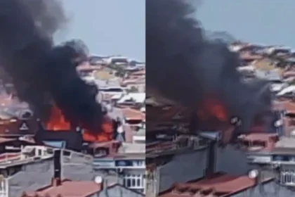 Son Dakika… İstanbul Gaziosmanpaşa’da korkutan yangın: Alevler yandaki apartmana da sıçradı!