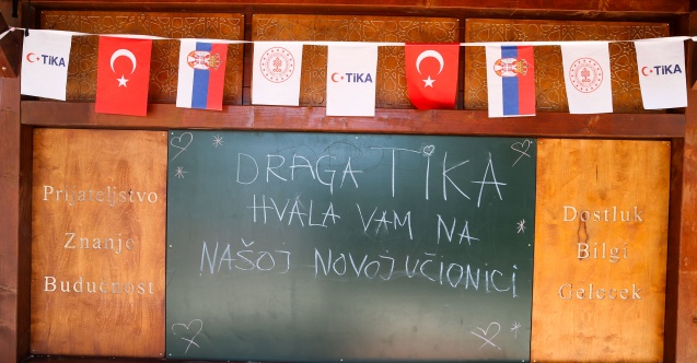 TİKA Başkanı Eren, Sırbistan'da açık hava sınıf açılışına katıldı
