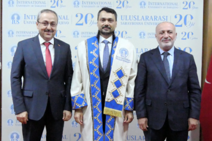 Uluslararası Saraybosna Üniversitesi'ne yeni rektör