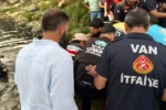 Van’da acı olay: Eşi ve çocuğunu kurtaran baba, akıntıya kapılarak hayatını kaybetti