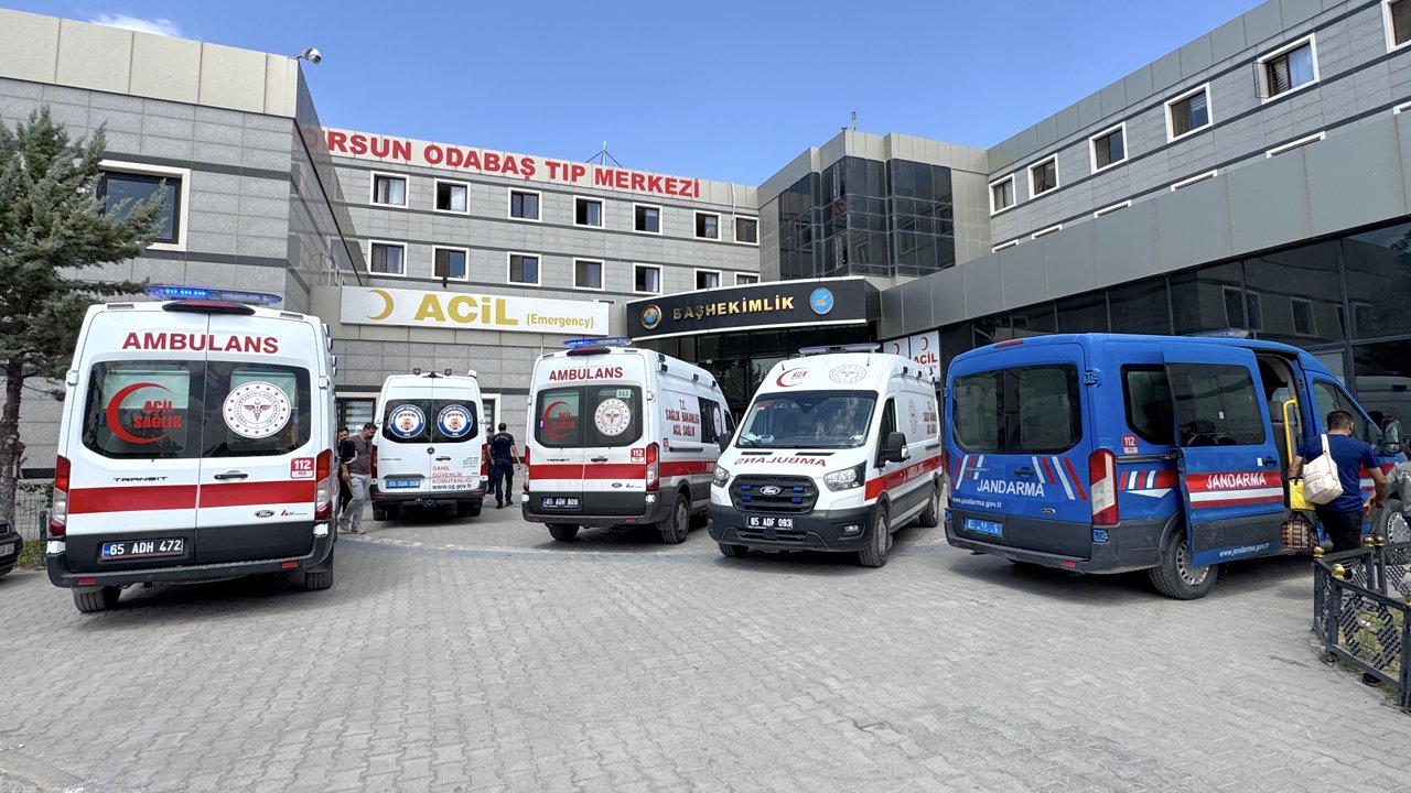 Van’da göle giren 2 kardeş can verdi